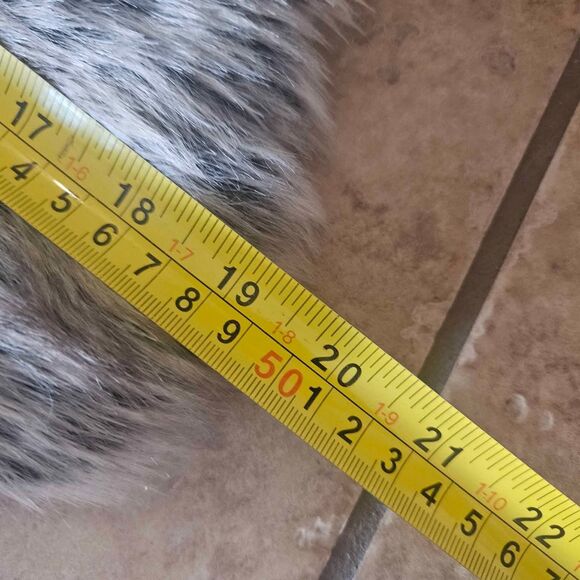 Faux Fur Christmas Stocking 19" - Picture 3 of 3